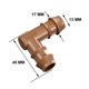 thumbnail image 2 of Conector de manguera con púas para riego por goteo Boao, 20 paquetes de 17 mm, 2 of 6