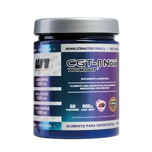 Winkler Nutrition - Pre-Entreno Sin Estimulantes Cgt (Creatina) 600 Grs. Sabor Berries