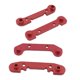 thumbnail image 4 of 4x Piezas De Coche RC Con Brazo Oscilante Reforzado Para 1:12 Wltoys 124018 124019 Rojo, 4 of 5
