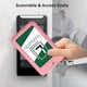 thumbnail image 3 of Porta credencial Lanyardio 11 cm x 6,9 cm vertical para 2 tarjetas, 3 of 5