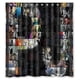 thumbnail image 1 of Cortina de ducha Pearl Jam con ganchos (167 x 183 cm), 1 of 3