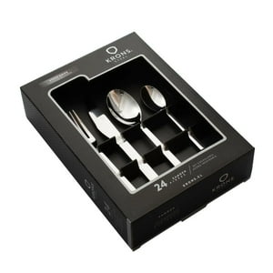 Set Cubiertos 24 Pzs Camden Krons Acero Inox Set Cuchilleria