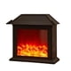 thumbnail image 3 of Linterna de chimenea pequeña con forma de chimenea falsa alimentada por USB o batería, LED con llama, decoración navideña decorativa para interiores y Techo plano, 3 of 5