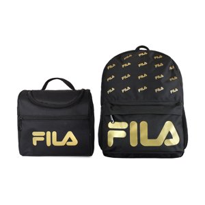 Pack Fila Mochila 16Lts Urbanix + Lonchera Térmica Bonet Negro-Gold
