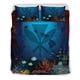 thumbnail image 2 of Juego De Cama Polinesio Hawaii Juego De Funda Nórdica Bajo El Mar, 2 of 3