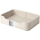 thumbnail image 1 of Bandeja SANZIE 21x14x5 cm Cuero gris plateado, 1 of 7