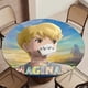 thumbnail image 5 of Los Imaginarios theme Fitted Round Tablecloths Elastic Edged Table Covers Waterproof Table Cloth For Kitchen Holiday Party Tables Decor 150cm, 5 of 6