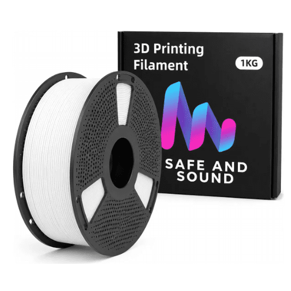 Filamento Blanco Pla Safe And Sound 1.75 Mm Impresora 3d
