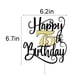 thumbnail image 3 of Decoración para tarta de 75 cumpleaños de Ruscalin, 75 decoraciones para tartas de fiesta de cumplea, 3 of 7