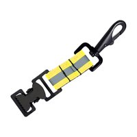 Ioensy - Correa De Guante De Bombero Equipo De Asistencia Durable Correa De Guante De Trabajo De Nylon Portátil Clip Único De Metal