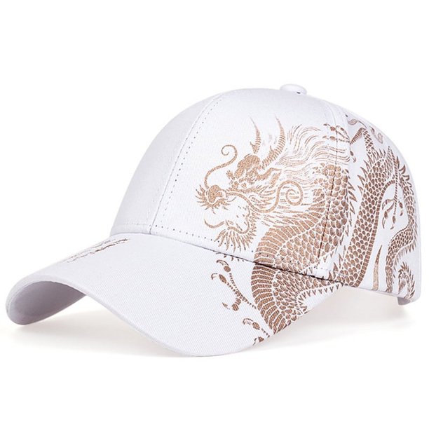Men's Dragon Design Baseball Cap,3 Colors Available
