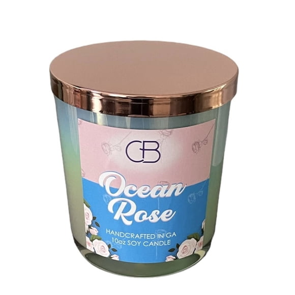 Vela De Soya Coco Bella Company Ocean Rose 10 oz