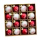 thumbnail image 3 of Juego De Bolas Navide?as Decorativas Brillantes Para Fiesta De Aniversario, Color Rojo Y Blanco, 3 of 5