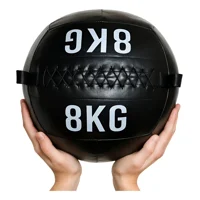 Linea Sport - Balón Medicinal 8 Kg De Ecocuero Antideslizante Para Crossfit