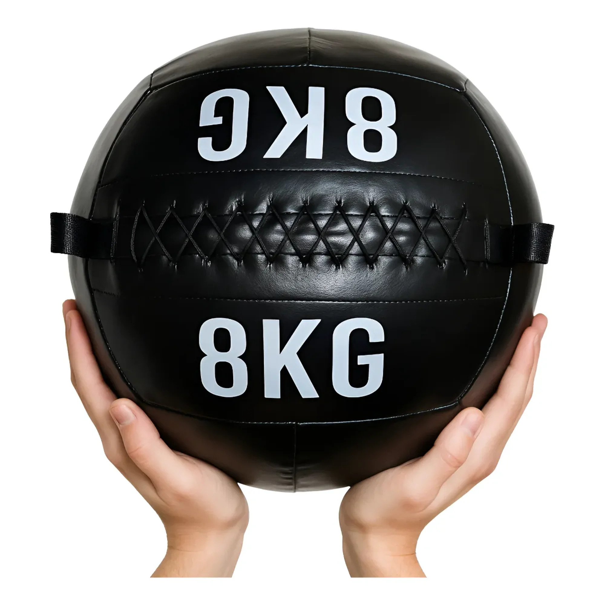 Linea Sport - Balón Medicinal 8 Kg De Ecocuero Antideslizante Para Crossfit