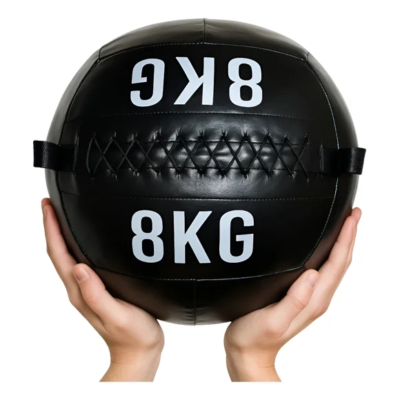 Balón Medicinal 8 kg de Ecocuero Antideslizante para CrossFit