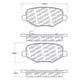 thumbnail image 4 of Pastillas Freno para auto Volkswagen Routan 2009-2014 Trasero, 4 of 7