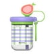 thumbnail image 1 of Botella De Agua Con Pajita, Bonita Y Adorable Botella Para Beber, Para Deportes De Senderismo, Guayaba, 1 of 3