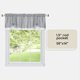 thumbnail image 4 of Cenefa para Cortina ACHIM Darcy Gris Blanco 147x36 cm, 4 of 6