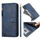 thumbnail image 1 of Funda tipo libro para OPPO Reno 12 PRO 5G con bolsillo con cremallera, cierre magnético, 7 ranuras para tarjetas y correa para la muñeca., 1 of 6