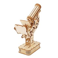 Magideal - Rompecabezas De Madera 3D, Kits De Construcción De Modelos De Microscopio, Kits De Modelos Diy De Tallo Vintage, Experimentos Científicos Para Niños Y