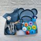 thumbnail image 3 of Kit De Alimentación Silicona, Plato Bebe azul marino, 3 of 3