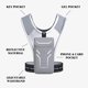 thumbnail image 4 of Chaleco para correr Tikaton con cintura ajustable gris, 4 of 7