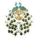 thumbnail image 1 of Reloj Analógico Pared Diseño Doble Pavo Real Decorativo Jhn, 1 of 3