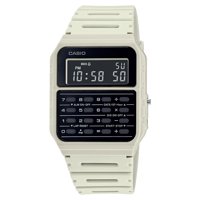 Reloj Digital Casio Calculadora Beige Unisex