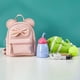 thumbnail image 2 of Moda más lindo niño pequeño lentejuelas arco oídos bolso mini mochila para adolescentes niñas pequeñas con oídos y lentejuelas arco (rosa), 2 of 3