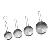 Bothyi - Juego De Medidas Resistentes De Cucharada De 4 Piezas, Cuchara De Café Para Herramientas Para Hornear