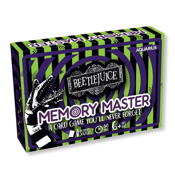 Juego de cartas AQUARIUS Beetlejuice Memory Master para 4 jugadores