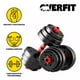 thumbnail image 5 of Set Mancuernas Y Barra Unibles 20kg Fitness Pesas Ajustables, 5 of 10