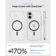 thumbnail image 4 of Funda Spigen Ultra Hybrid MagFit para iPhone 17, color grafito transparente, 4 of 8