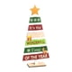 thumbnail image 1 of Adorno Para árbol De Navidad, Recuerdo De Fiesta, Letrero De Madera Rústico Colorido Para El Hogar, Estilo C, 1 of 5