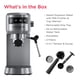 thumbnail image 2 of Máquina de café espresso Frigidaire Steam con espumador de leche, 1,01 L, 20 bar, 2 of 9