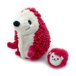 Les Ptipotos - Peluche Erizo Piktou Mamá Y Bebé - Fucsia