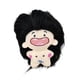 thumbnail image 3 of Linda Muñeca Decorativa De Dibujos Animados De Peluche Para Niños Y Niñas Cesta De Relleno Negro, 3 of 5