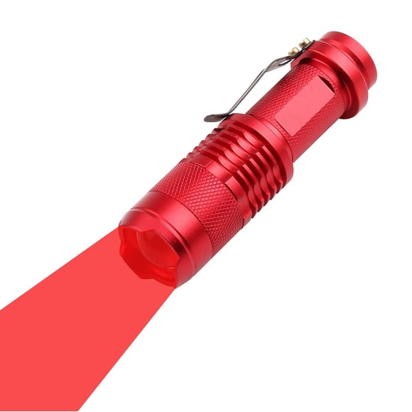 Linterna WAYLLSHINE LED Roja 3 Modos 9 cm 60 g