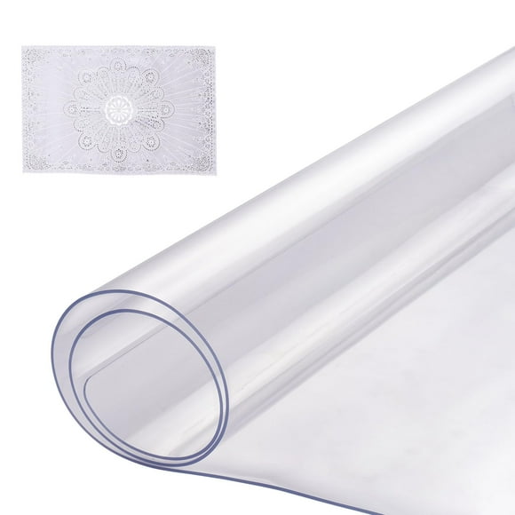 Mantel VEVOR de plástico, 40,64 x 81,28 cm, 1,5 mm de grosor, transparente