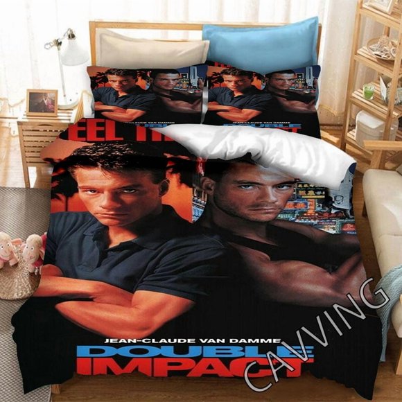 Jean Claude Van Damme Printed Bedding Set Duvet Covers & Pillow Cases Comforter Quilt Cover