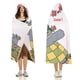 thumbnail image 3 of Jorge y Martha Manta Capa con Capucha Anti-Bolitas, Manta de Lana Ártica Suave, Manta Portátil de Felpa Ligera y Lujosa, Poncho para Siesta en Casa y Oficina, 100*130cm, 3 of 6