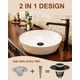 thumbnail image 2 of Tapón para lavabo con desagüe emergente Fransiton, color bronce oscuro, 2 of 8