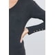 thumbnail image 2 of Suéter de Cuello en V con Botón de Remache, 2 of 5