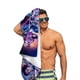 thumbnail image 5 of Blue Beetle Toalla de playa de secado rápido con diseño temático, regalo para mujeres y niñas, ideal para cumpleaños, fans, amantes de la música, uso en la playa o al aire libre, 78 × 150 cm, 5 of 6