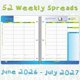 thumbnail image 2 of Planificador Escolar School Datebooks 21 x 29 cm 2026‑2027, 2 of 8