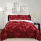 thumbnail image 1 of Cubrecama Ruffle Sherpa Patch Rojo 2p, 1 of 2
