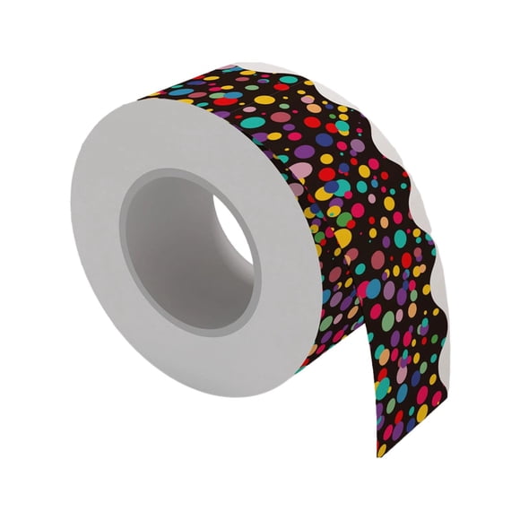 Bordes De Tablón De Anuncios, Bordes Coloridos Para El Aula, Decoración De Pared, Escuela, Puntos Coloridos