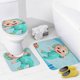 thumbnail image 4 of Cocomelon-theme 4-Piece Shower Curtain Set with Rugs, Waterproof Bathroom Decor Set Includes Bath Mat, U-Shaped Rug, Toilet Lid Cover and Curtain with Hooks, 4 of 6