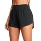 thumbnail image 1 of Shorts CRZ YOGA tiro alto con abertura tipo delfín 3" negro M, 1 of 6